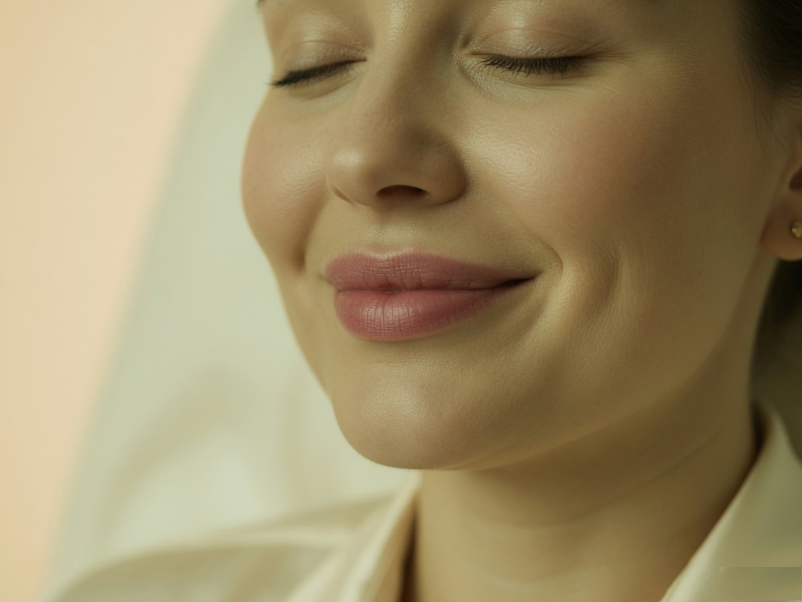 Naturally full lips and refreshed mid-face after dermal fillers